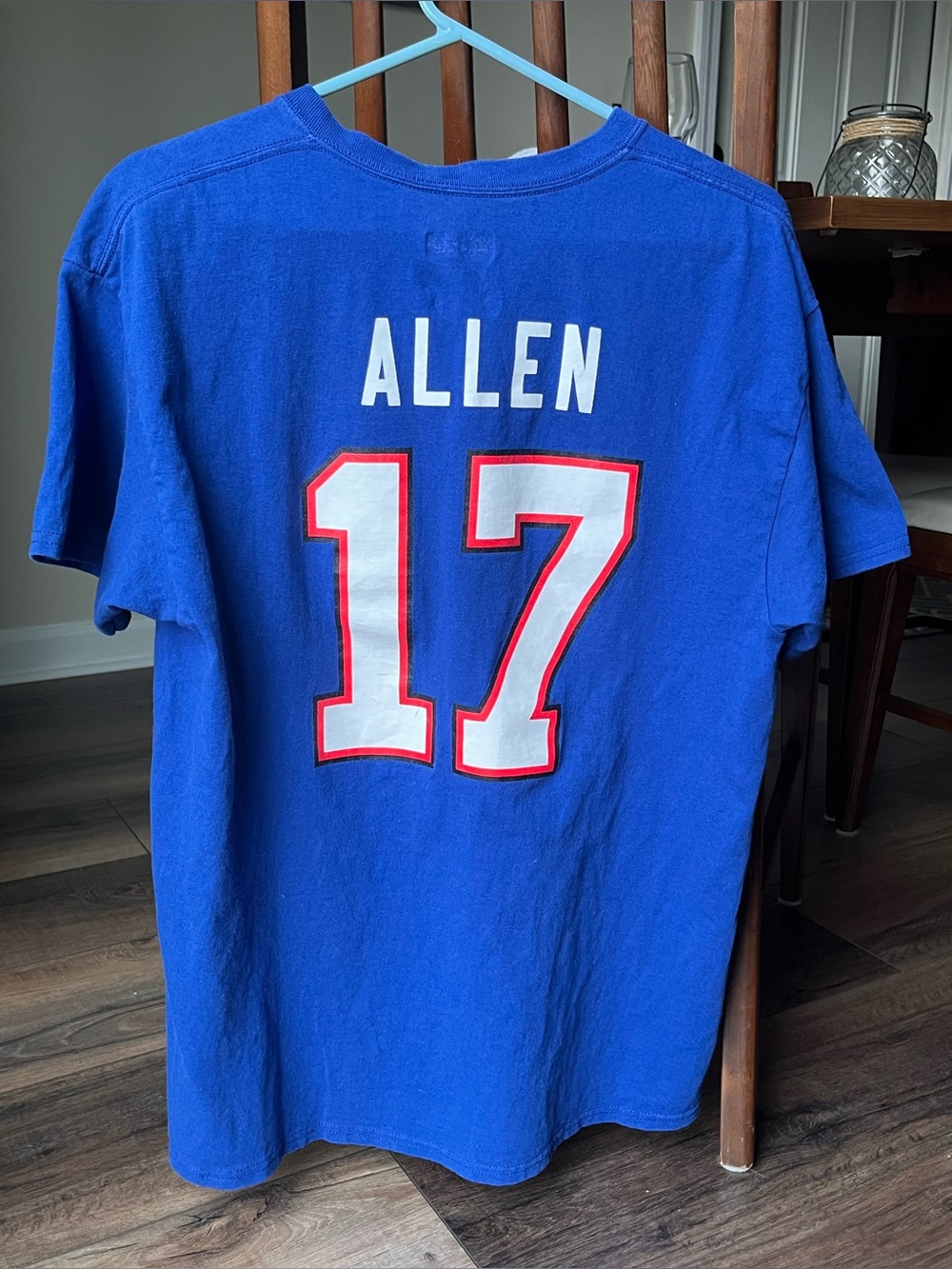 NFLBuffalo Bills Josh Allen crew neck shirt! Size Large! Go #17 Bills!